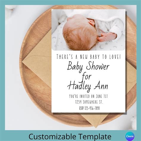 Baby Shower Invitation Cardstock At Mathew Hood Blog