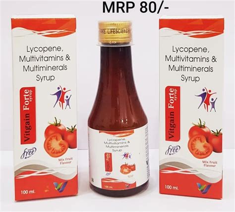 Lycopene Multivitamin Multimineral Syrup Ml At Rs Bottle In