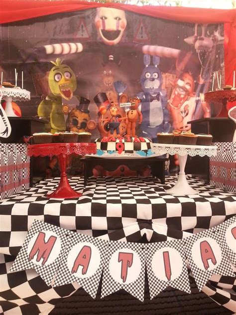 Five Nights At Freddy¨s Birthday Party Ideas Photo 2 Of 13 Catch My