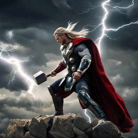 Download Ai Generated, Lightning, Thor. Royalty-Free Stock Illustration ...