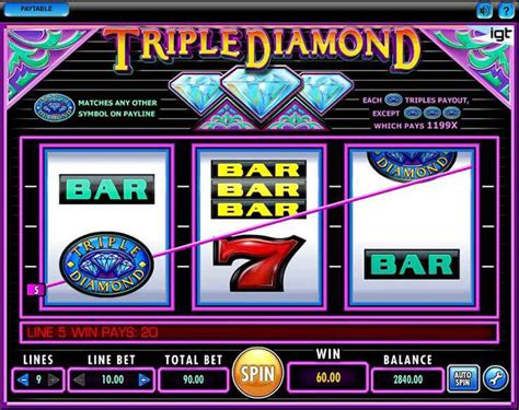 TRIPLE DIAMOND 5 Slot Machine Game to Play Free