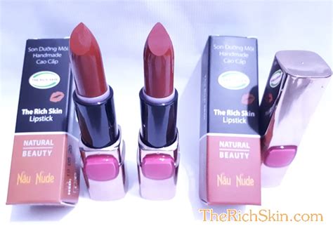 SON MÔI THIÊN NHIÊN LIPSTICK MÀU NÂU NUDE XÀ PHÒNG SON MÔI THIÊN