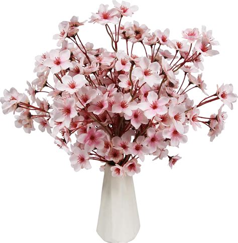 Amazon Ho Nle Pcs Artificial Cherry Blossom Flowers Faux