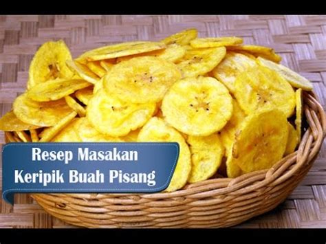 Resep Dan Cara Membuat Keripik Pisang Asin Gurih Youtube