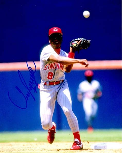 Autographed Juan Samuel X Cincinnati Reds Photo Main Line Autographs