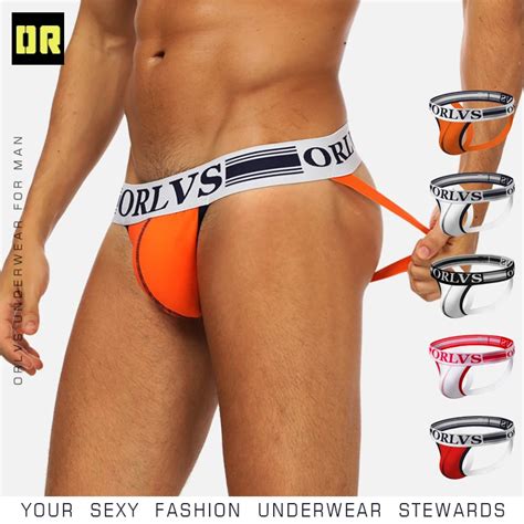 Orlvs Brand Men Underwear Sexy Jockstrap Cotton Male Jockstraps Mens