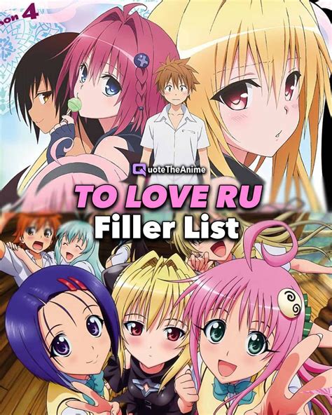 To Love Ru Filler List Official Qta To Love Ru List Love