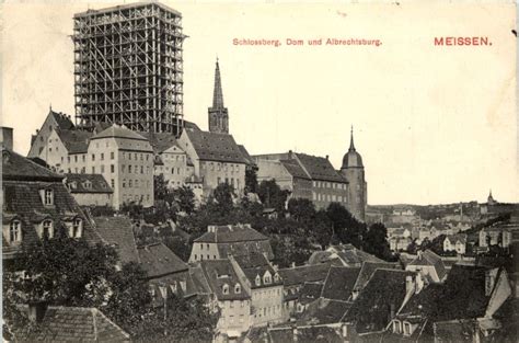 Meissen Schlossberg Dom Mit Ger St