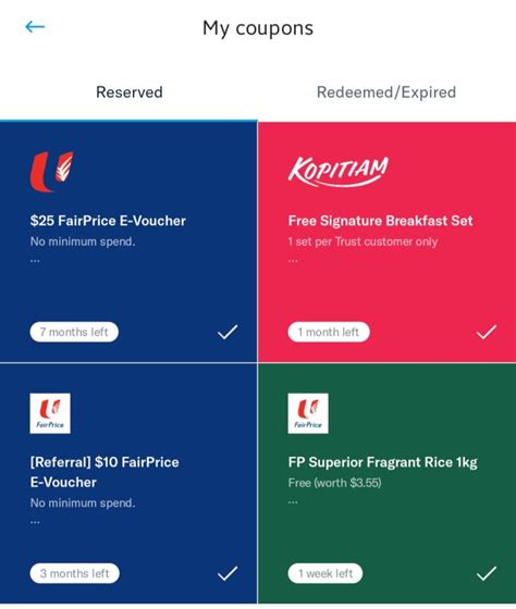 How To Use Ntuc Fairprice E Voucher From Trust Bank App At Self