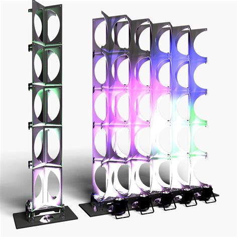 Stage Decor Modular Wall Column D Model By Akerstudio