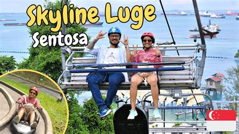 Sentosa Skyline Luge Skyride 2 Ride Combo 2023 Full Experience In