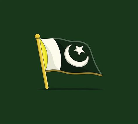 14th August 75 Year Of Happy Independence Day Pakistan Flag Vector