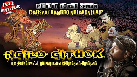 Merinding Pitutur Jawa Lurah Semar Kanggo Nglakoni Urip Wayang