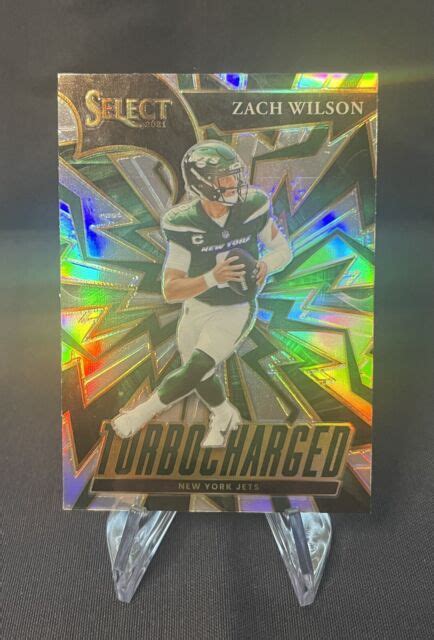 Panini Select Turbocharged Silver Prizm Tur Zach Wilson Rc