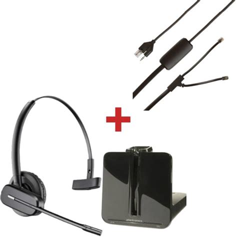 Auricular Sem Fios Plantronics Cs Para Escrit Rio M