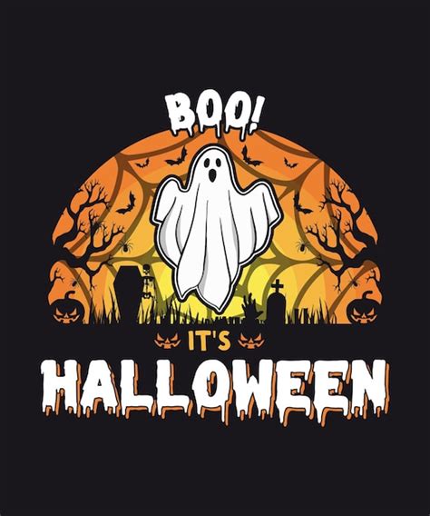 Premium Vector Boo It S Halloween Tshirt Design Vector Graphic