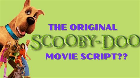 Scooby Doo Script