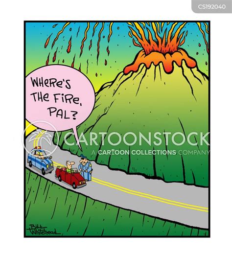 Cartoon Volcano