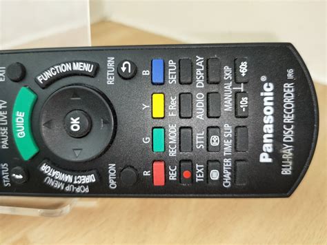 Genuine Panasonic N2qayb000474 Remote Control For Blu Ray Disc Recorder