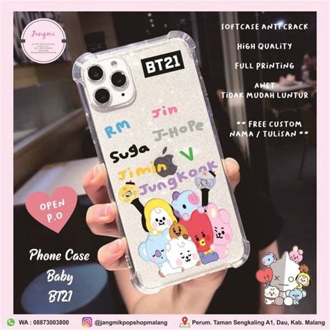 Jual BISA COD PHONE CASE BT21 BTS CASING BT21 CASING BTS