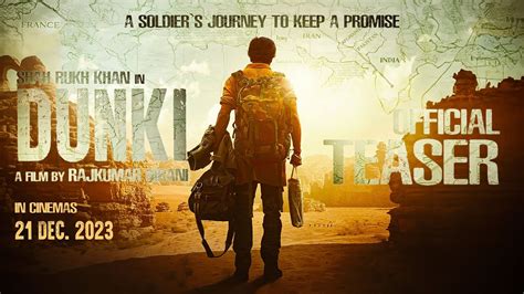 Dunki - Official Teaser Trailer | Shah Rukh Khan | Taapsee Pannu ...