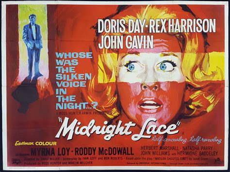 MIDNIGHT LACE (1960) Original Vintage Doris Day British UK Quad Film ...