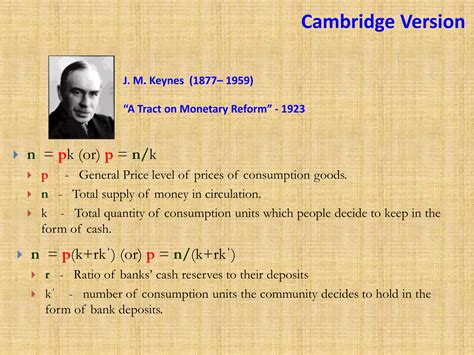 Quantity Theory Of Money Ppt