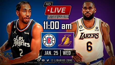 La Clippers Vs Los Angeles Lakers January Scoreboard Play