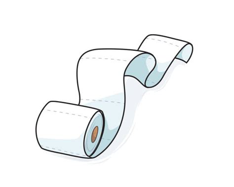 Cartoon Of A Toilet Paper Roll Illustrations, Royalty-Free Vector ...