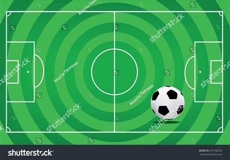 Realistic Textured Grass Football Soccer Field Stock Vector Royalty Free 676706356 Shutterstock