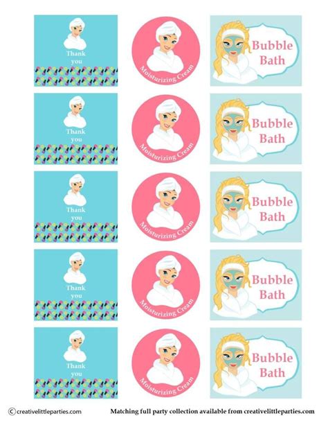 Free Printable Spa Labels Label Printable