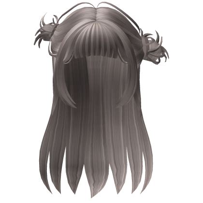 Long Punk Messy Pigtails Hair Ash Blonde Roblox