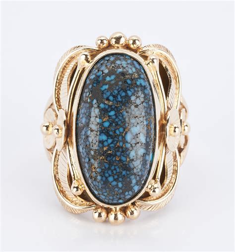 Lot 912 Ladies 14k Lazulite Ring Case Auctions