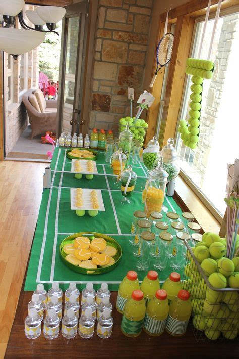 Fiestas De Cumplea Os De Deportes Pequeocio Tennis Birthday Party