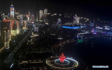 Lights And Fireworks Show Lights Up Sky Of Qingdao Cn