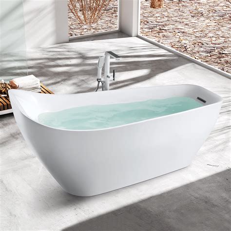 BAI 1624 Acrylic Freestanding Soaking Bathtub 67-inches – MegaBAI