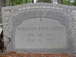 Dorothy Frye Andre 1913 1987 Mémorial Find a Grave