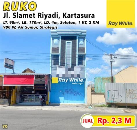 Ruko Jl Slamet Riyadi Kartasura