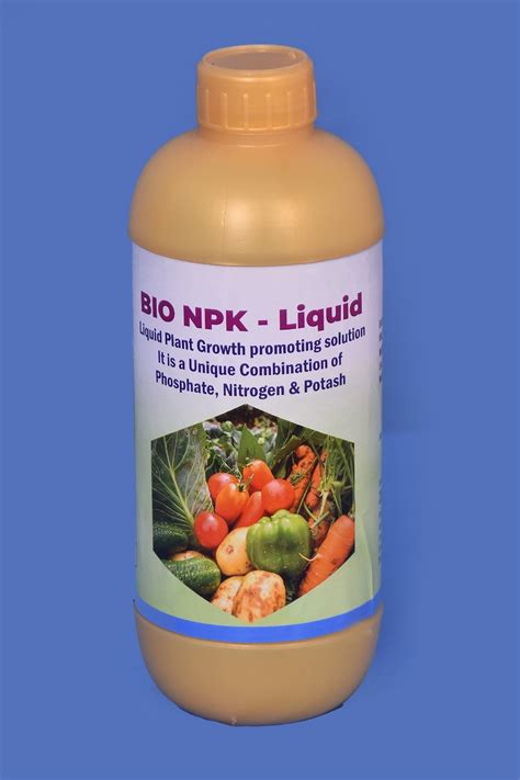 Grade Standard Biotech Npk Bio Fertilizer For Spray And Drip Bottle