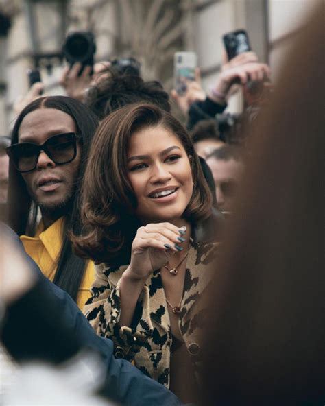 Zendaya Updates On Twitter Zendaya At Louis Vuittons Fw23 Show In