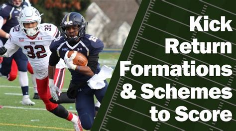 Kick Return Formation and Schemes to Score