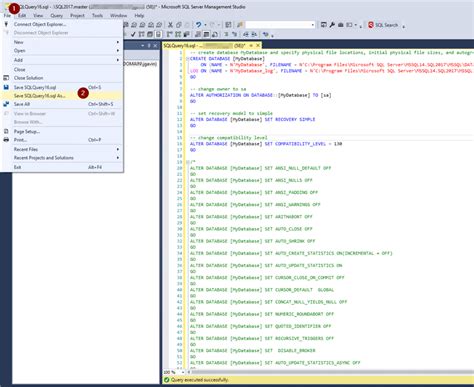 Create A Database In Sql Server Using Sql Server Management Studio Riset