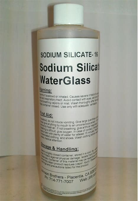 Sodium Silicate Water Glass Industrial Grade Gallon