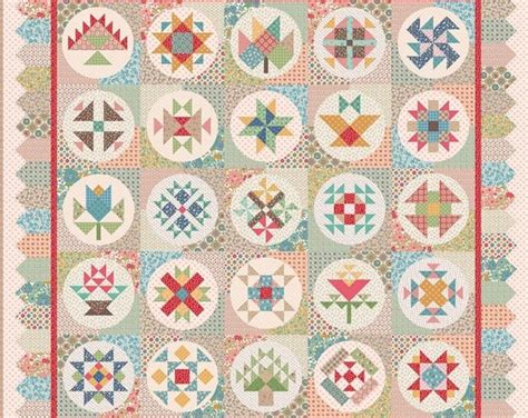 Mercantile Sampler Quilt Kit Lori Holt Etsy