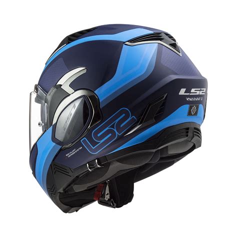 Flip Up Motorcycle Helmet FF900 Valiant Ii Orbit Matt Blue LS2 Moto24