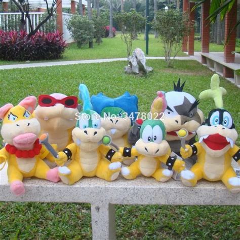 Koopalings Plush Toys Iggy Roy Larry Lemmy Wendy Ludwig Morton Jr ...