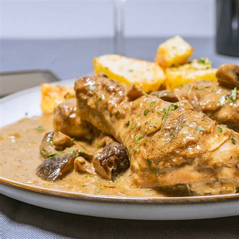 Recette Poulet à la forestière