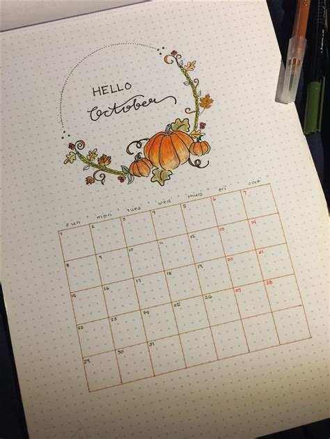 October Bullet Journal Bullet Journal October Bullet Journal