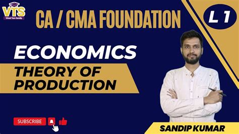 Economics Theory Of Production L For Ca Cma Foundation