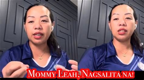 Mommy Leah Nagsalita Na May Paki Usap Sa Mga Viewers Youtube